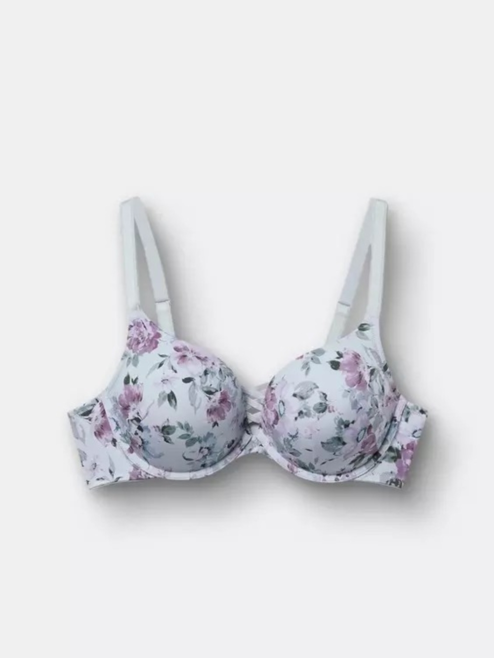 Torrid XO Plunge Push-Up Smooth Bra 44C Light Mood Floral Secret Spaces